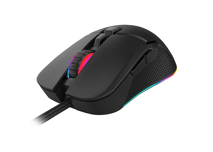 EVEREST SM-G05 X-RACER USB SİYAH 6400DPİ RGB LEDLİ GAMİNG OYUNCU MOUSE