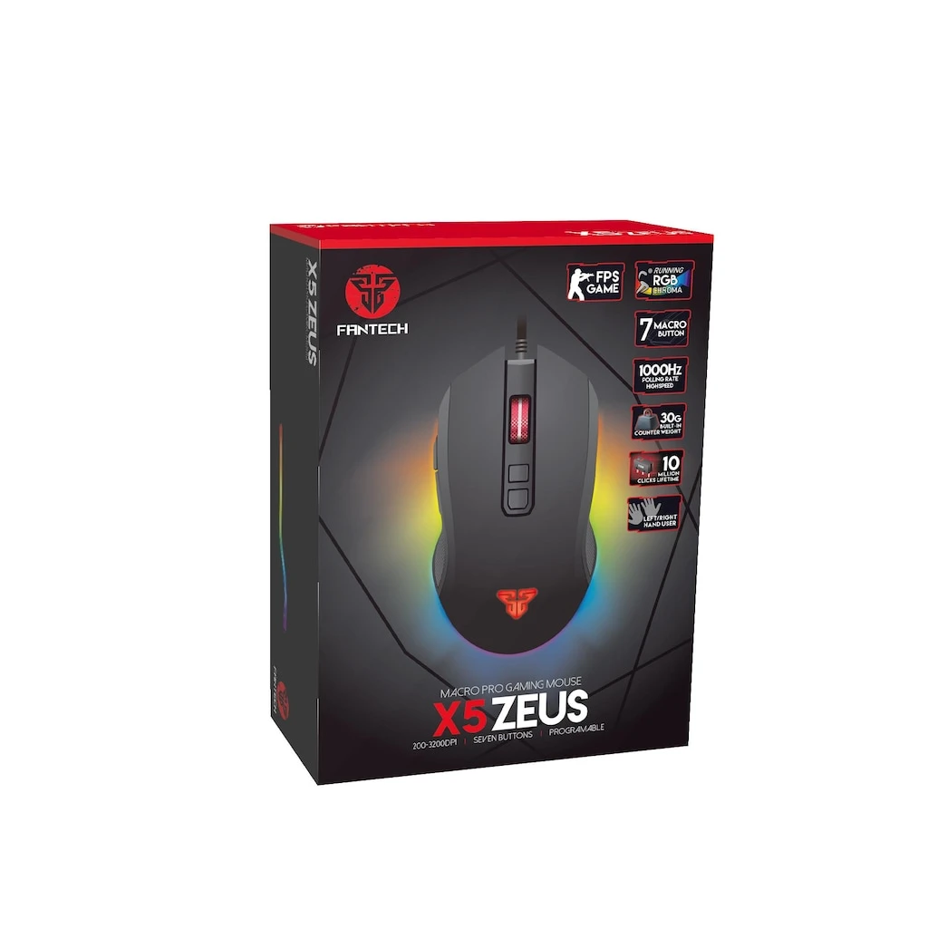 FANTECH X5 ZEUS RGB CHROMA 7 TUŞ GAMİNG MOUSE