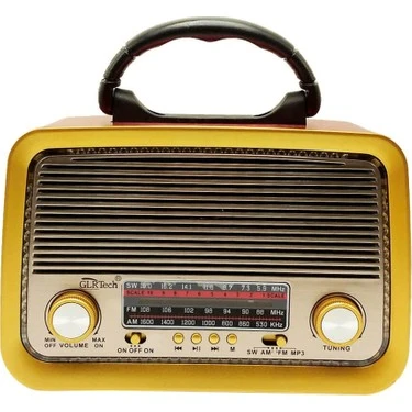 GLRTECH A-3199 USB NOSTALJİ RADYO
