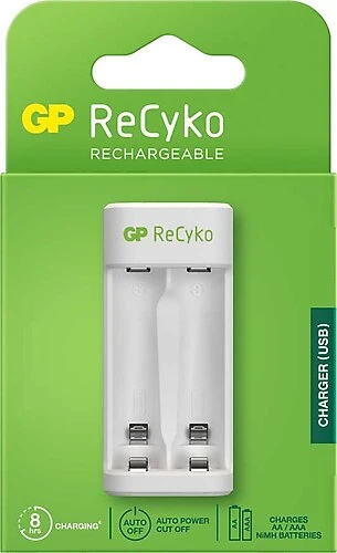 GP E211 USB ŞARJ CİHAZI 2"Lİ (PİLSİZ)