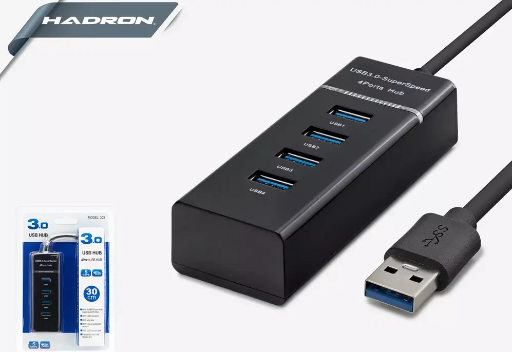 HADRON HR 145 USB 3.0 4 PORT HUB