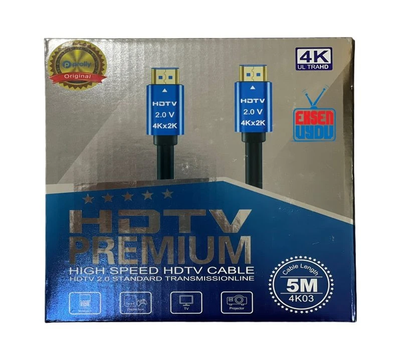 HDMI 4K HDTV PREMIUM HIGH SPEED KABLO 5 METRE