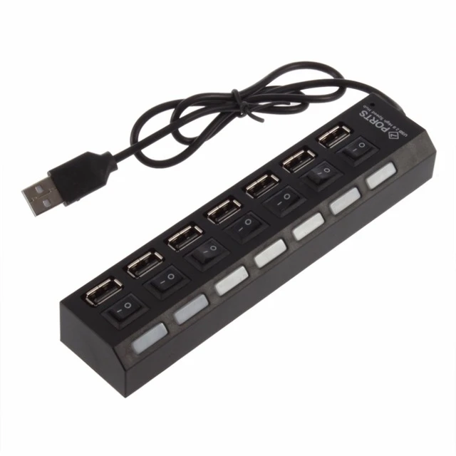 HI-SPEED USB 2.0 7 PORT ANAHTARLI HUB