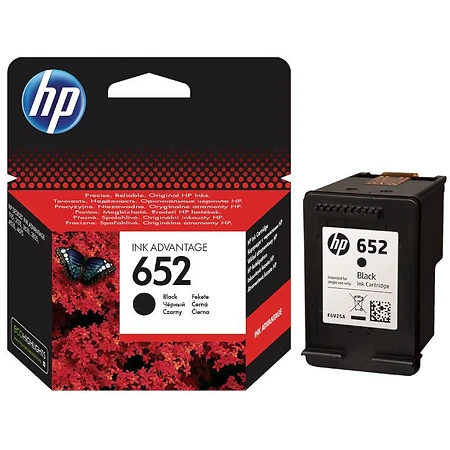 HP 652 F6V25AE Siyah Kartuş