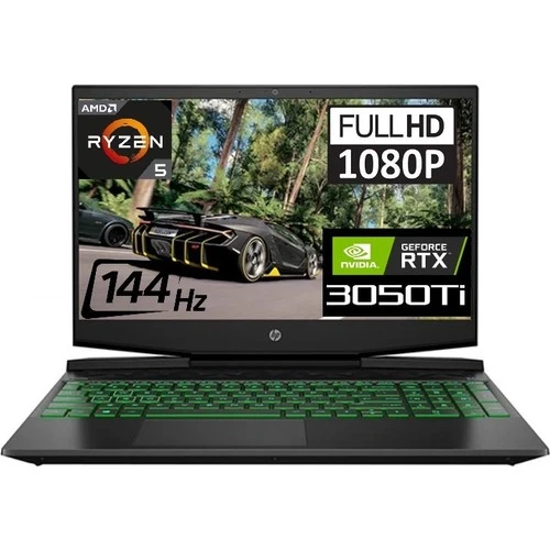 HP PAVİLİON 15-EC2056NT RYZEN 5 5600H 8 GB RAM 512 GB SSD RTX 3050 Tİ 4 GB FREEDOS GAMİNG NOTEBOOK