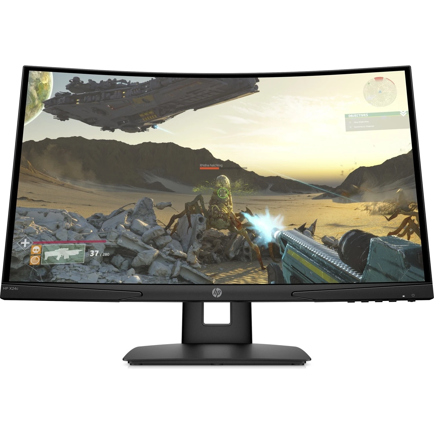 HP X24C 23.6 144 HZ 4MS (HDMI+DP) FULL HD CURVED FREESYNC GAMİNG MONİTÖR