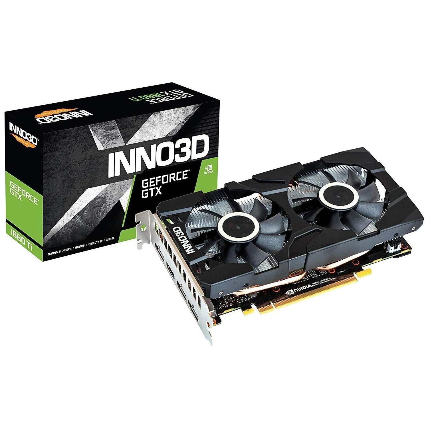 INNO3D GTX1660Tİ TWIN X2 6GB 192BİT DDR6