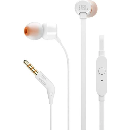 JBL T110 Beyaz Jack Kablolu Kulak İçi Kulaklık