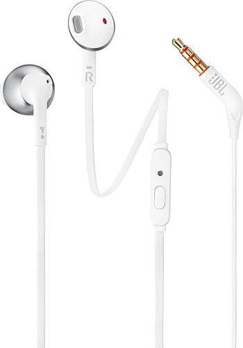 JBL T205 KULAKİÇİ KULAKLIK BEYAZ KROM
