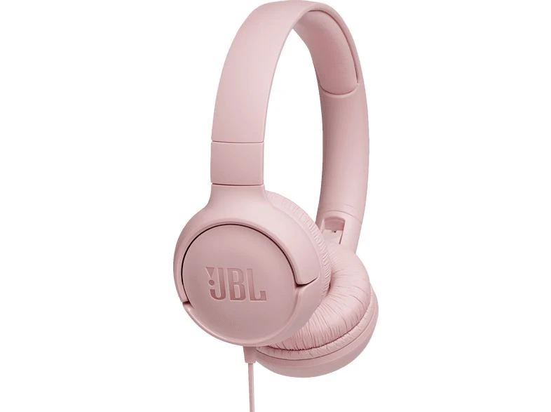 JBL T500 MİKROFONLU KABLOLU KULAKÜSTÜ PEMBE KULAKLIK
