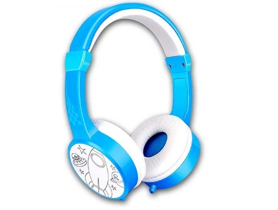 KİDS COLORING HEADPHONES MAVİ - RENKLİ BOYANABİLİR ÇOCUK KULAKLIĞI H-31115