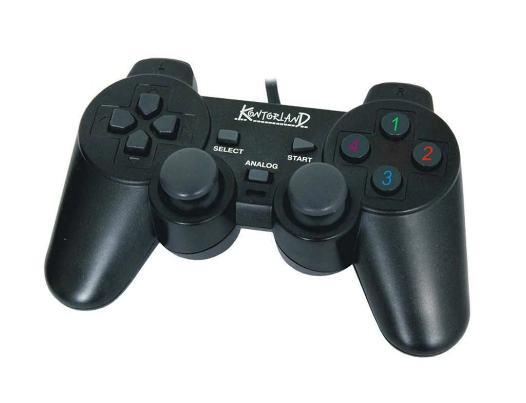 KONTORLAND KT-1081C ANALOG DUAL SHOCK PC GAME PAD