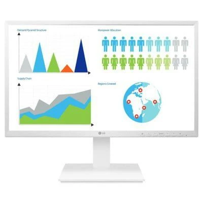 LG 24BK550Y 23.8" FULL HD IPS PANEL PİVOT BEYAZ LED MONİTÖR