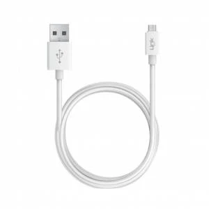 LINK TECH K571 SAFE MİCRO USB METAL BAŞLI 3000 MM ŞARJ KABLOSU BEYAZ