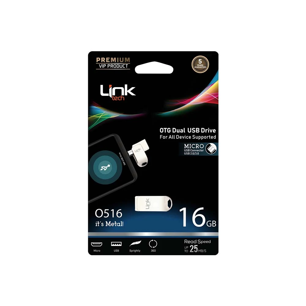 LINK TECH MICRO PREMIUM OTG USB DRIVE 16GB