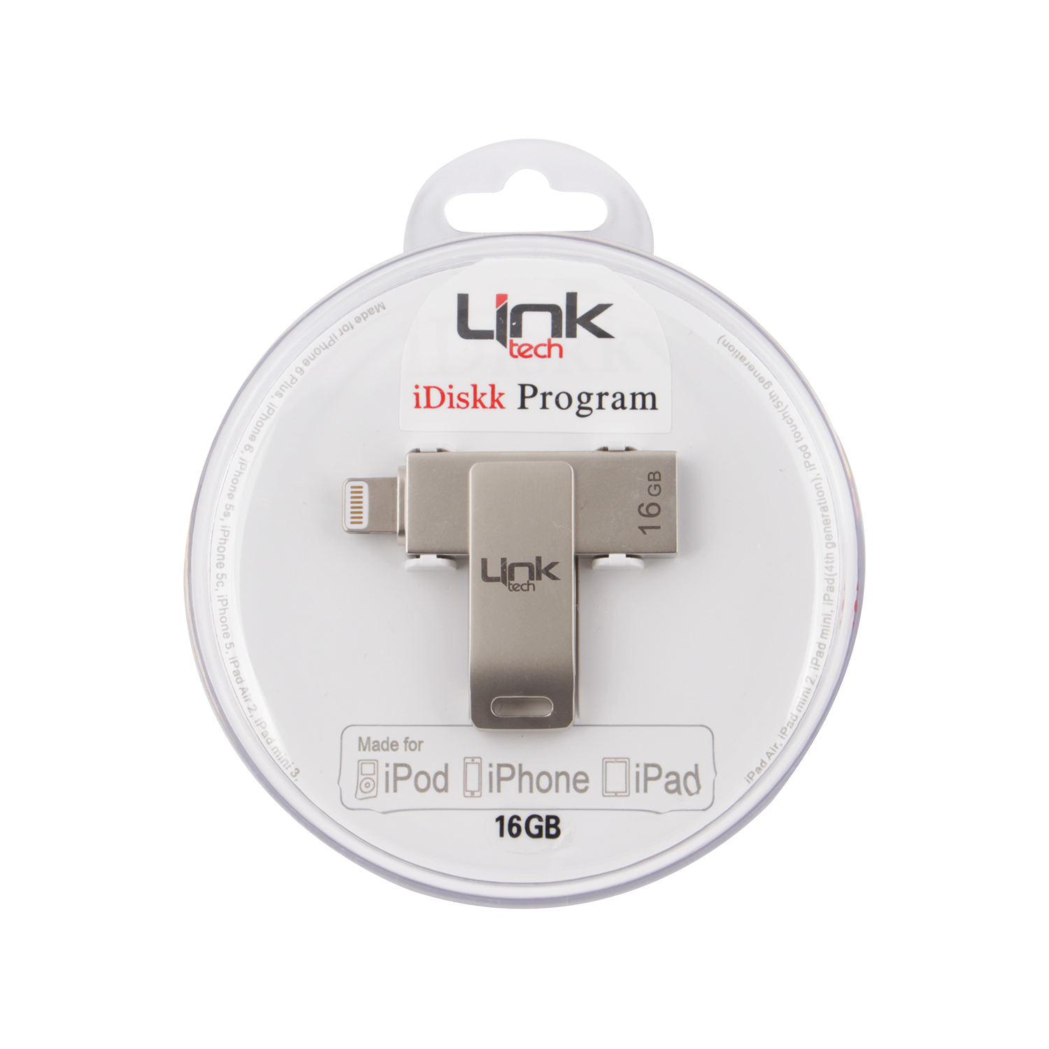 LINK TECH iDiskk 16GB Mini USB 2.0 Apple OTG