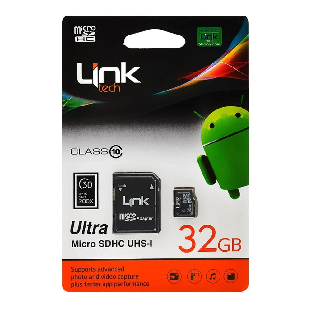 LINKTECH 32 GB CLAS 10 MICRO SDHC SD ADAPTÖR CARD