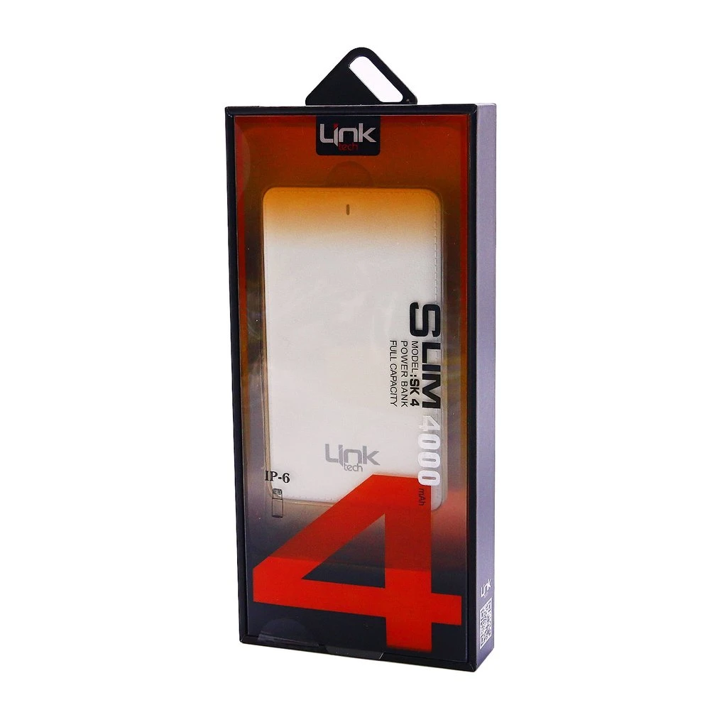 LINKTECH 4000 MAH SLIM LPB-SK4/L LIGHTNING POWERBANK BEYAZ