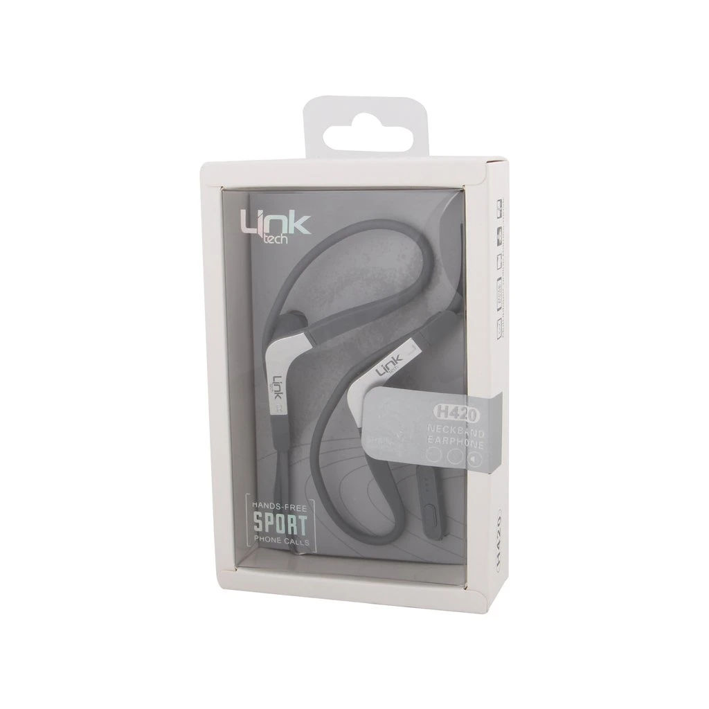 LINKTECH H420 RENKLİ SLIKON SPORT MİCROFONLU KULAİÇİ KULAKLIK