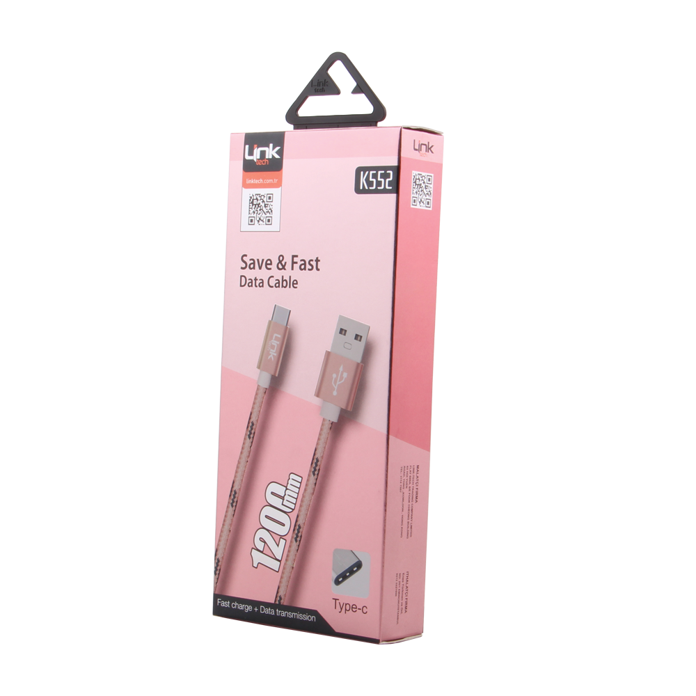 LINKTECH K552 SAFE FAST 1200MM TYPE-C KABLO
