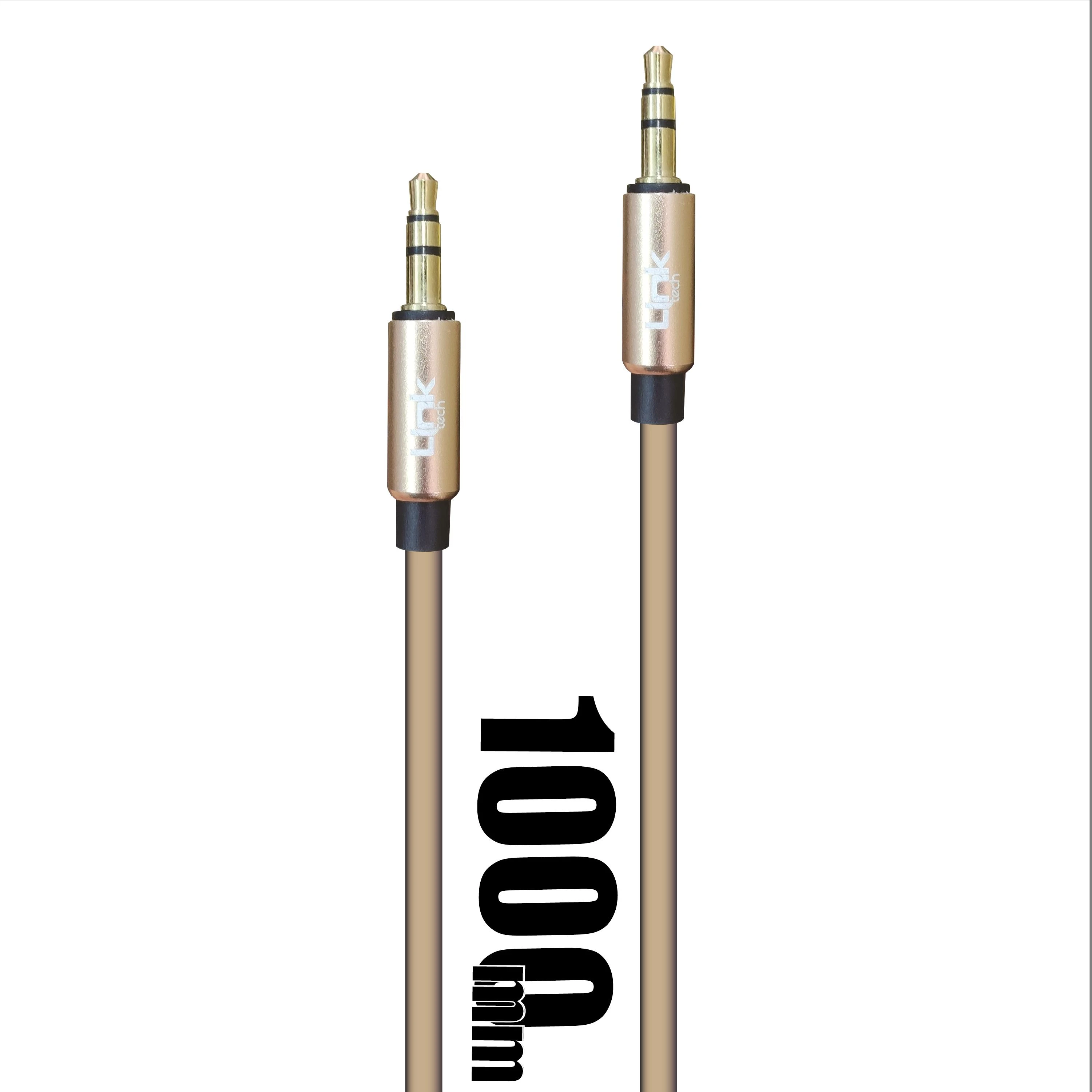 LINKTECH LCA - A585 3.5 AUX KABLO 1000 MM GOLD