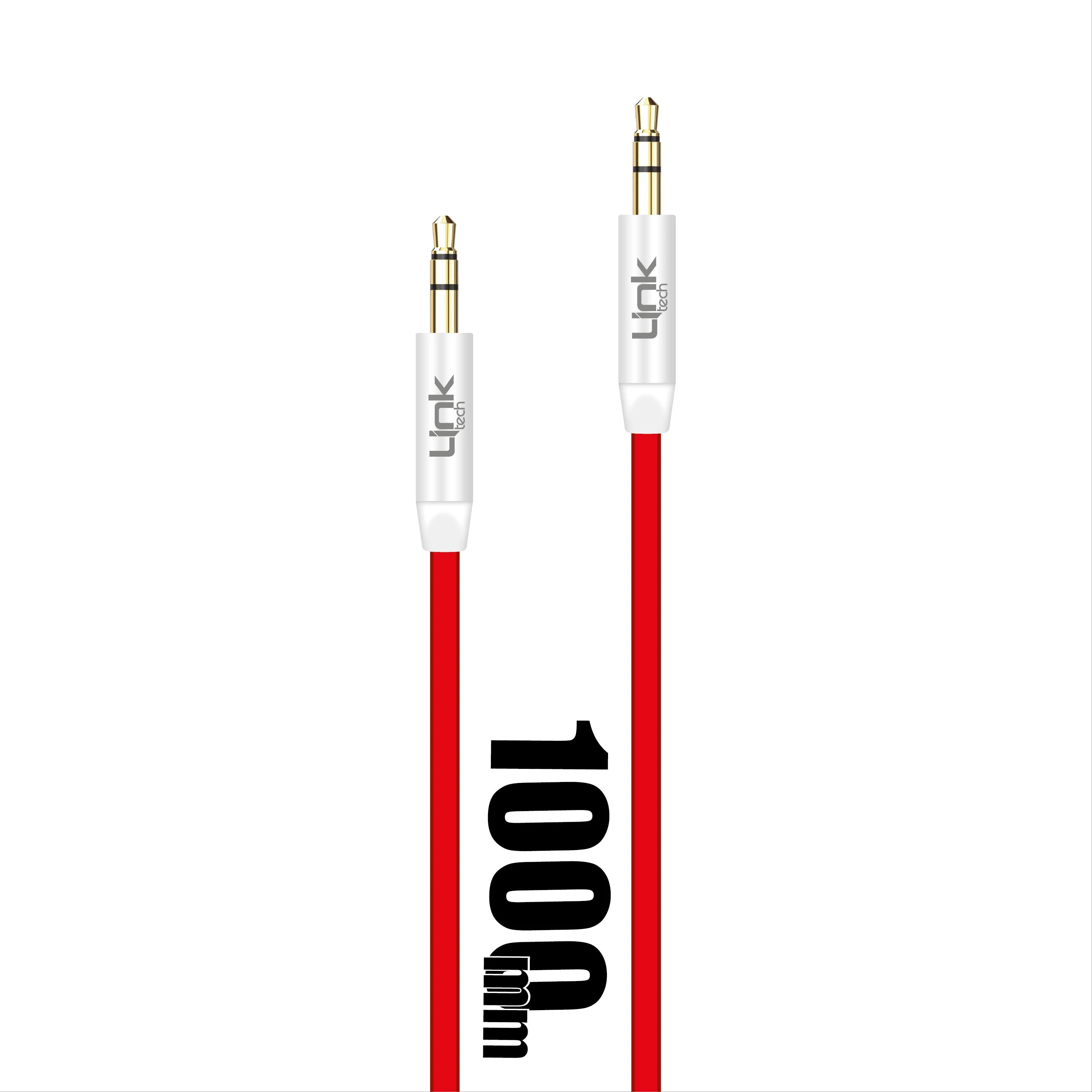 LINKTECH LCA - A585 3.5 AUX KABLO 1000 MM KIRMIZI