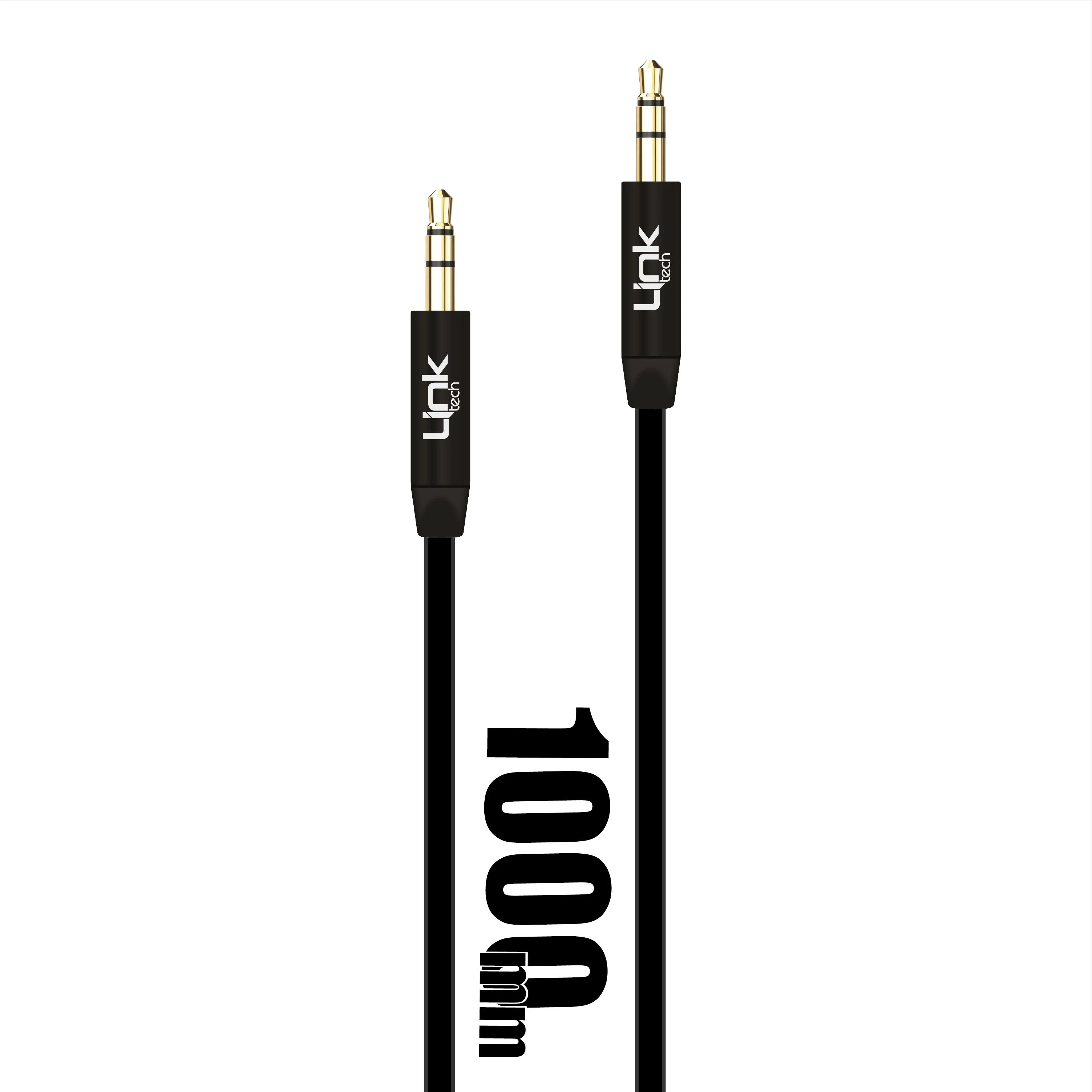 LINKTECH LCA - A585 3.5 AUX KABLO 1000 MM SİYAH