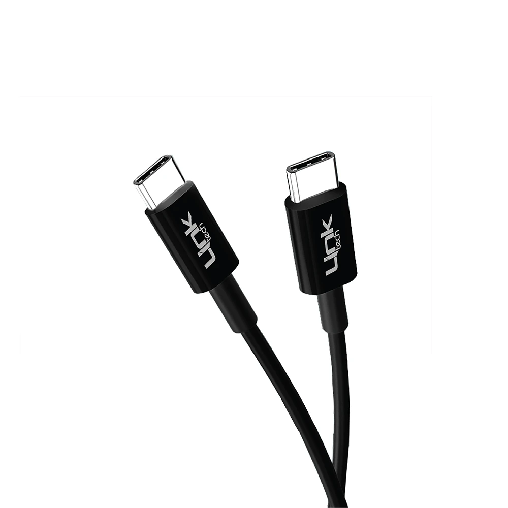 LINKTECH LCA-K567 BLACK 300 MM TYPE-C TO TYPE-C KABLO