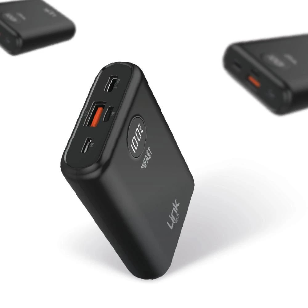 LINKTECH LF10 STRONG MİNİ 10.000 MAH POWERBANK SİYAH
