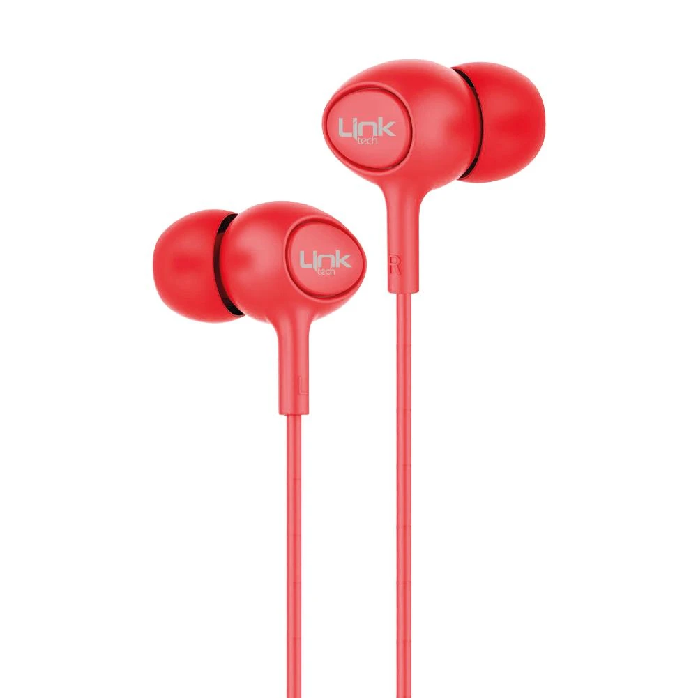 LINKTECH LHF-H60 KULAK İÇİ SÜPER BAS KABLOLU STEREO KULAKLIK KIRMIZI