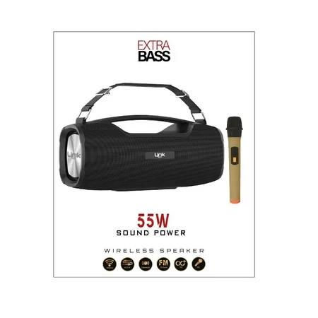 LINKTECH LPS-M400 EXTRA BASS WIRELESS HOPARLÖR KAREOKE MİKROFON