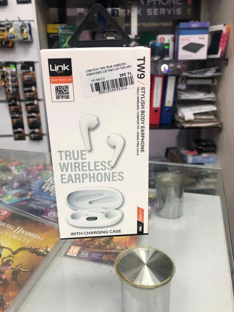 LİNKTECH TW9 TRUE WIRELESS EARPHONES 320 MAH LHF-TW9 WHITE