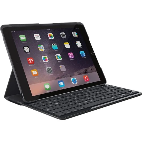 LOGİTECH 6. NESİL İPAD / AİR 1 9.7" KLAVYELİ KILIF - CARBON BLACK (TÜRKÇE) 920-007296