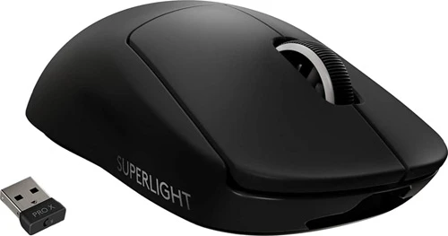 Logitech G PRO X Superlight 910-005881 Siyah Lightspeed Hero Şarjlı Optik Kablosuz Oyuncu Mouse