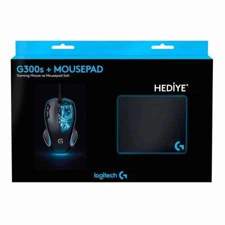 LOGITECH G300S MOUSE + MOUSE PAD + BARDAK ALTLIĞI + STİCKER HEDİYELİ
