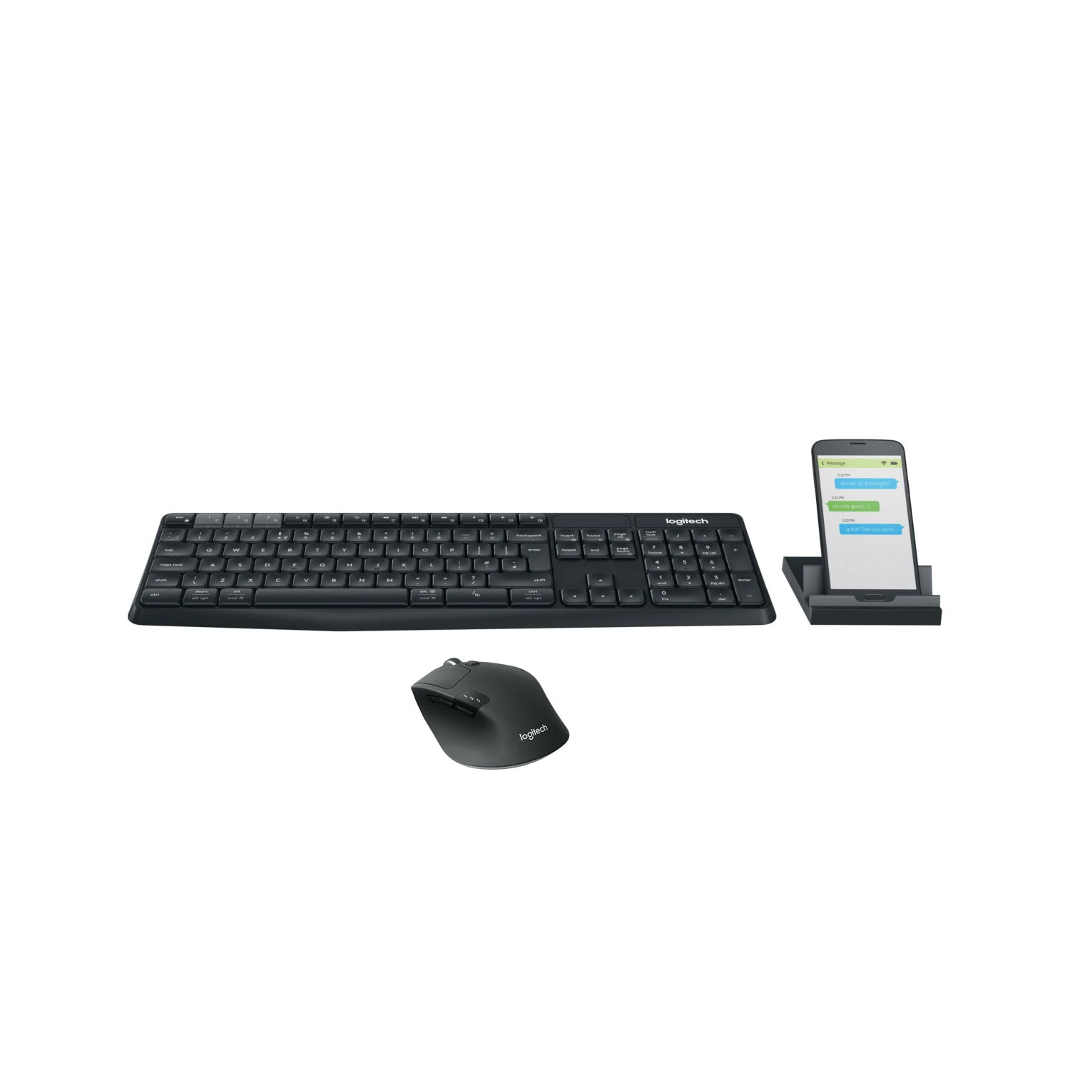 LOGİTECH K375S MULTİ-DEVİCE KABLOSUZ KLAVYE VE STAND + M720 TRIATHLON MOUSE BUNDLE