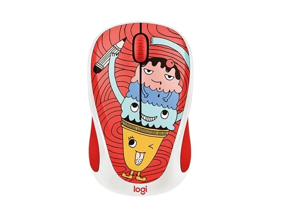 LOGİTECH M238 DOODLE KOLEKSİYON KABLOSUZ MOUSE - TRİPLE SCOOP