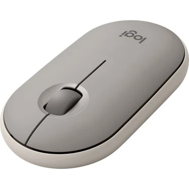 LOGİTECH M350 PEBBLE SESSİZ KABLOSUZ KOMPAKT MOUSE - BEJ