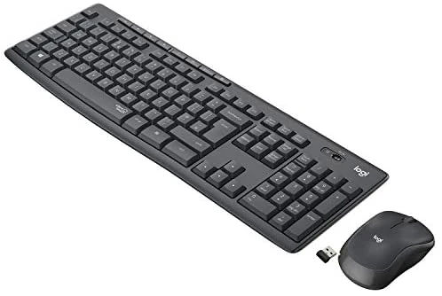 Logitech MK295 920-009804 Siyah Sessiz Kablosuz Klavye Mouse Seti