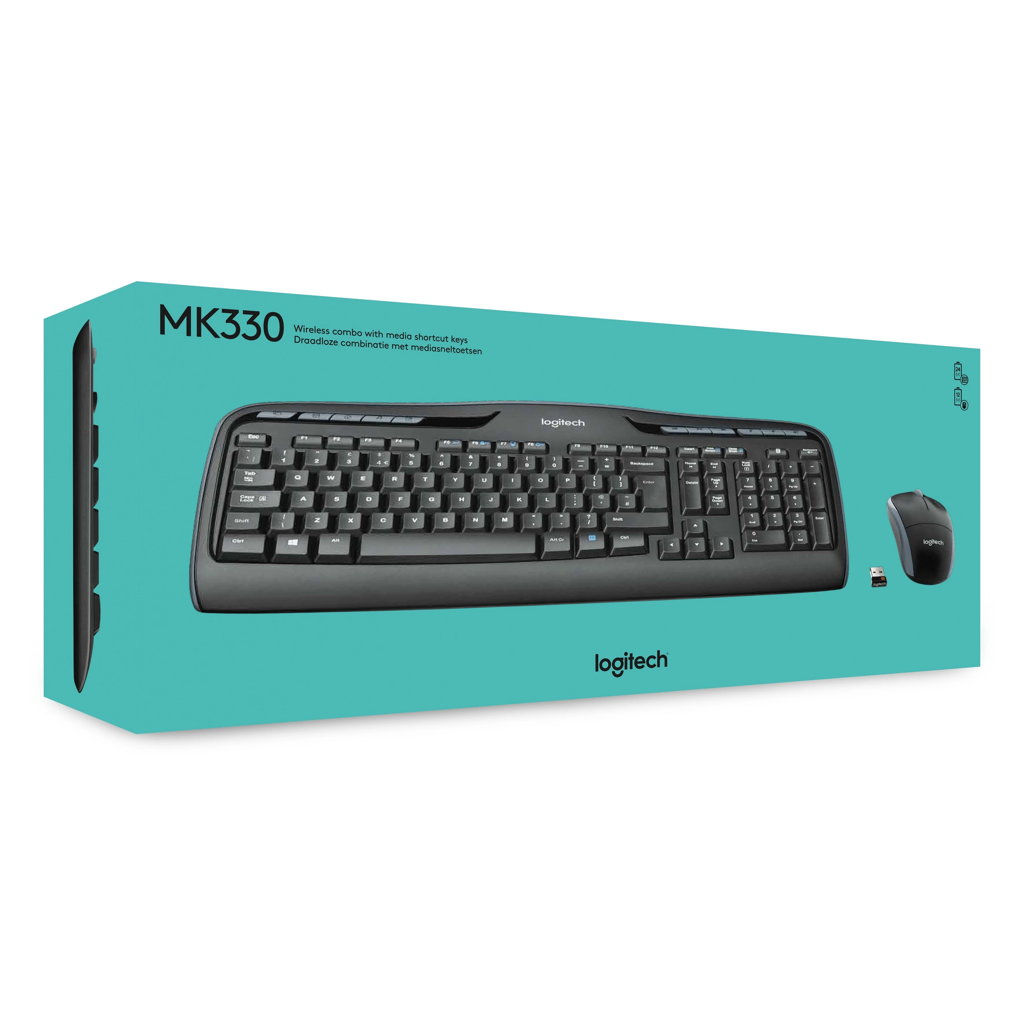 LOGITECH MK330 WIRELESS SİYAH COMBO KLAVYE MOUSE SET LOG-920-003988