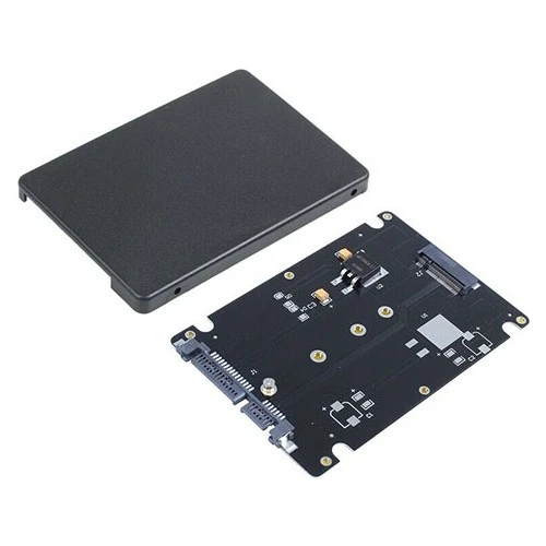 M.2 SSD NGFF TO 2.5 İNÇ SATA HDD HARDDİSK KUTUSU SİYAH (NVME DESTEKLEMEZ)