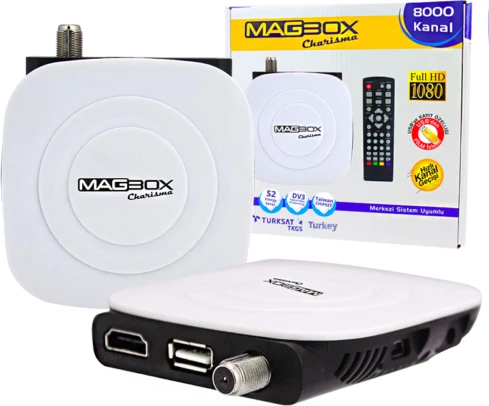 MAGBOX CHARISMA UYDU ALICI - 8000 KANAL FULL HD
