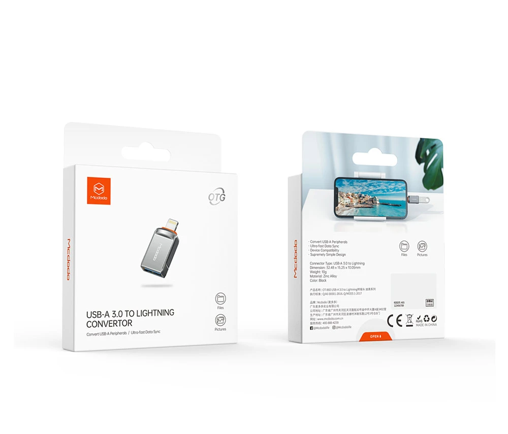 MCDODO USB-A3.0TO LİGHTNİNG CONVERTOR