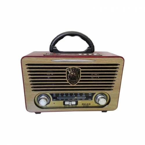 Meier M-115BT USB SD MP3 Destekli Bluetooth Şarjlı Nostaljik Radyo