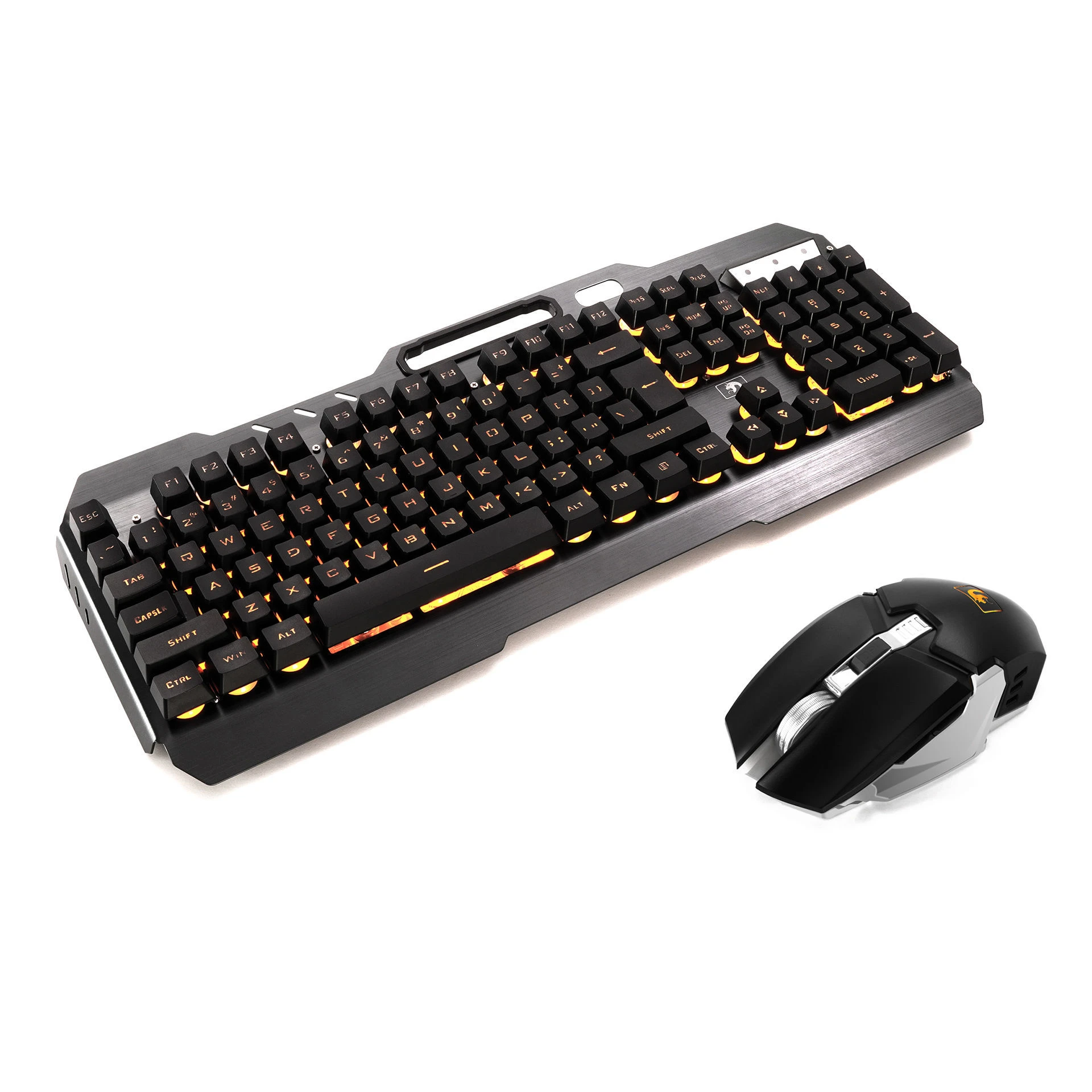 MF PRODUCT 0584 STRİKE KABLOSUZ RGB MEKANİK HİSLİ GAMİNG KLAVYE MOUSE SET