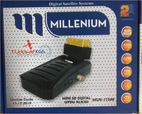 MİLLENİUM MLN-17500 MİNİ SD SCART UYDU ALICISI