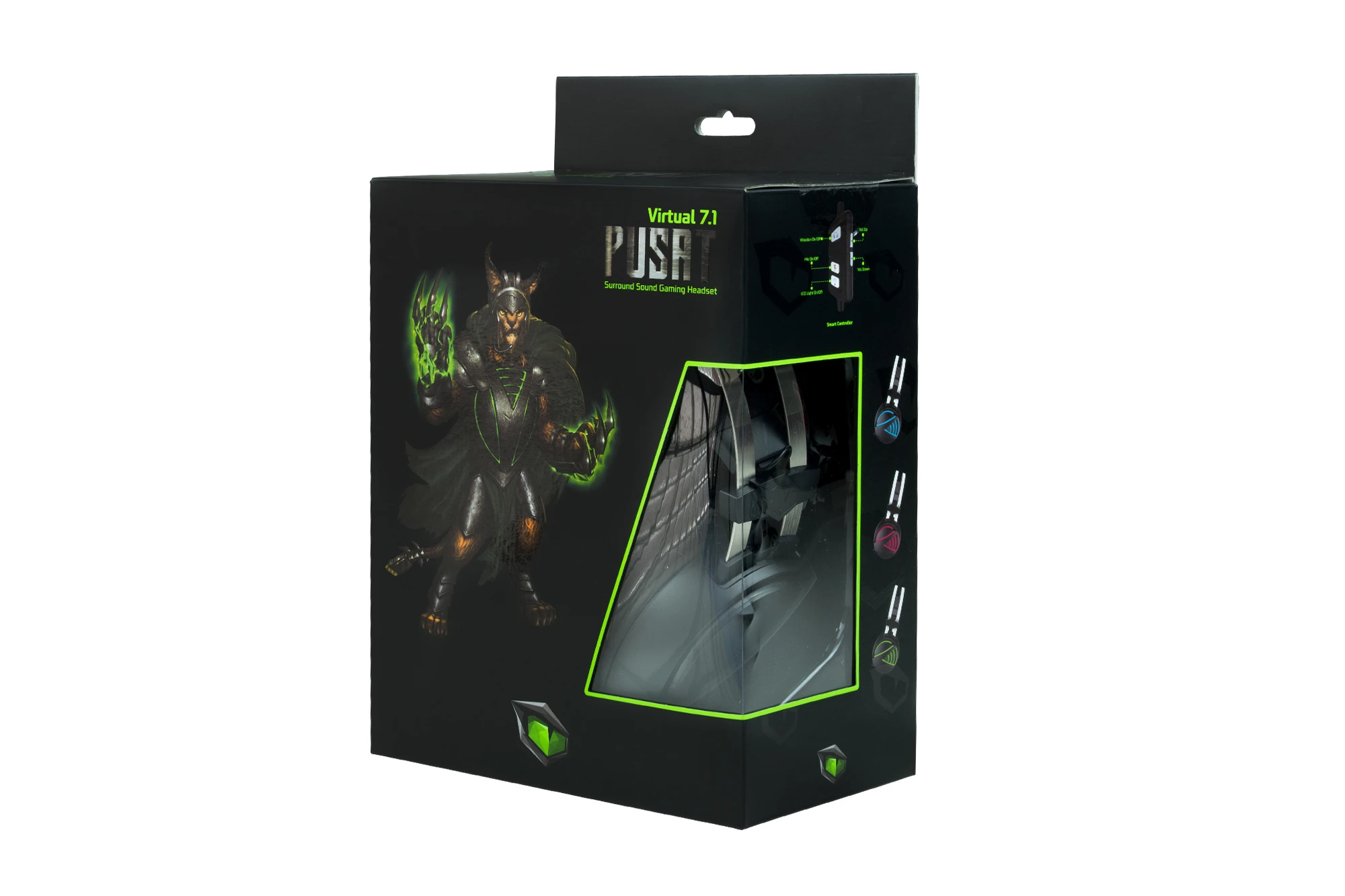 MONSTER PUSAT VIRTUAL 7.1 RGB TİTREŞİMLİ GAMING HEADSET KULAKLIK