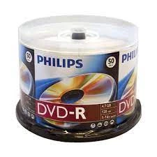 PHİLİPS 50'LİK 16X 4.7 DVD-R  BOŞ DVD