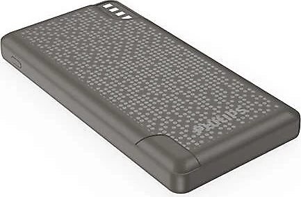 PHİLİPS DLP2010NB 10000MAH 37 WH LED GÖSTERGELİ SİYAH TAŞINABİLİR POWERBANK 37096