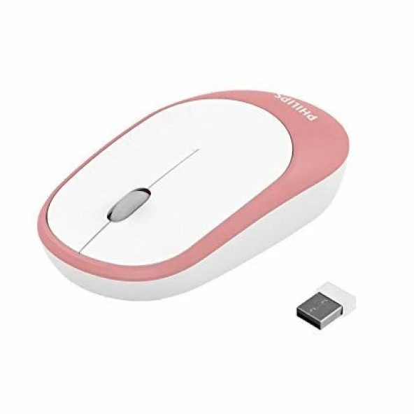 PHİLİPS M314 SPK7314/00 1200DPİ OPTİK KABLOSUZ MOUSE PEMBE
